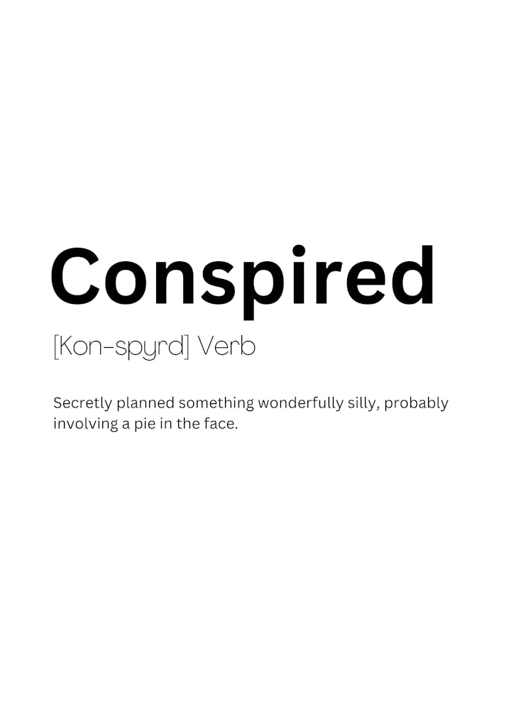 Conspired Definition Meaning