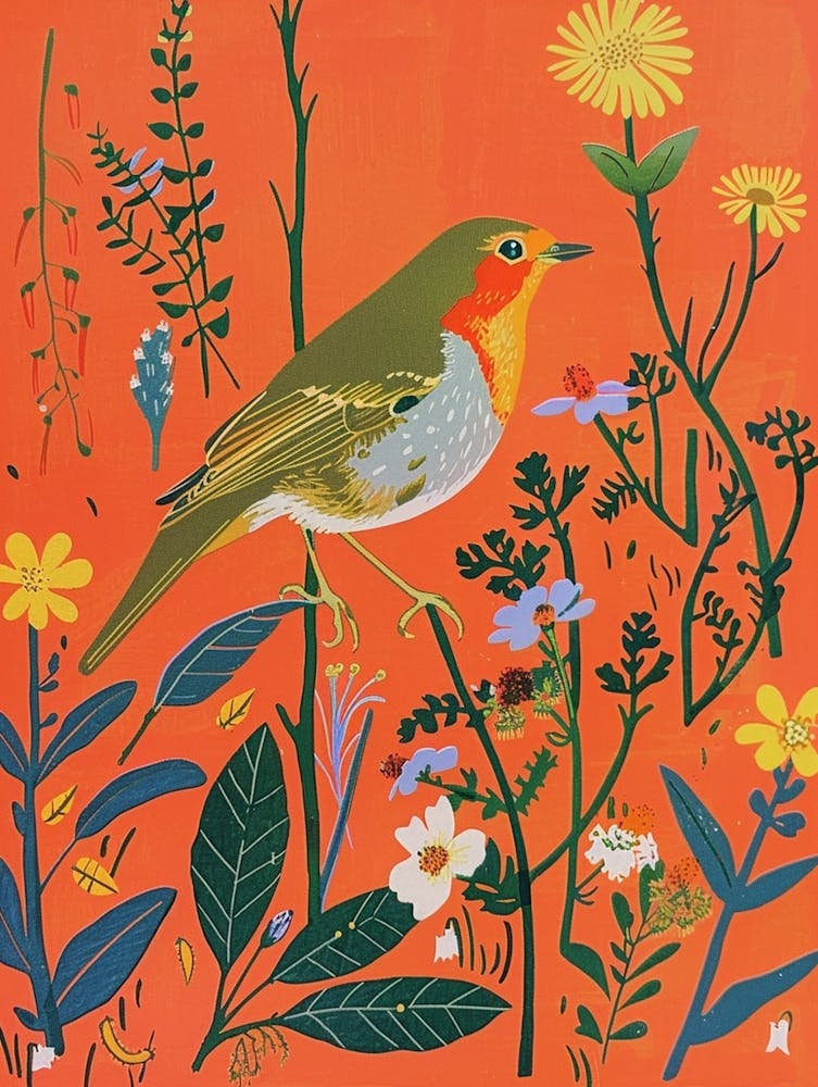 Spring Birds Robin 7