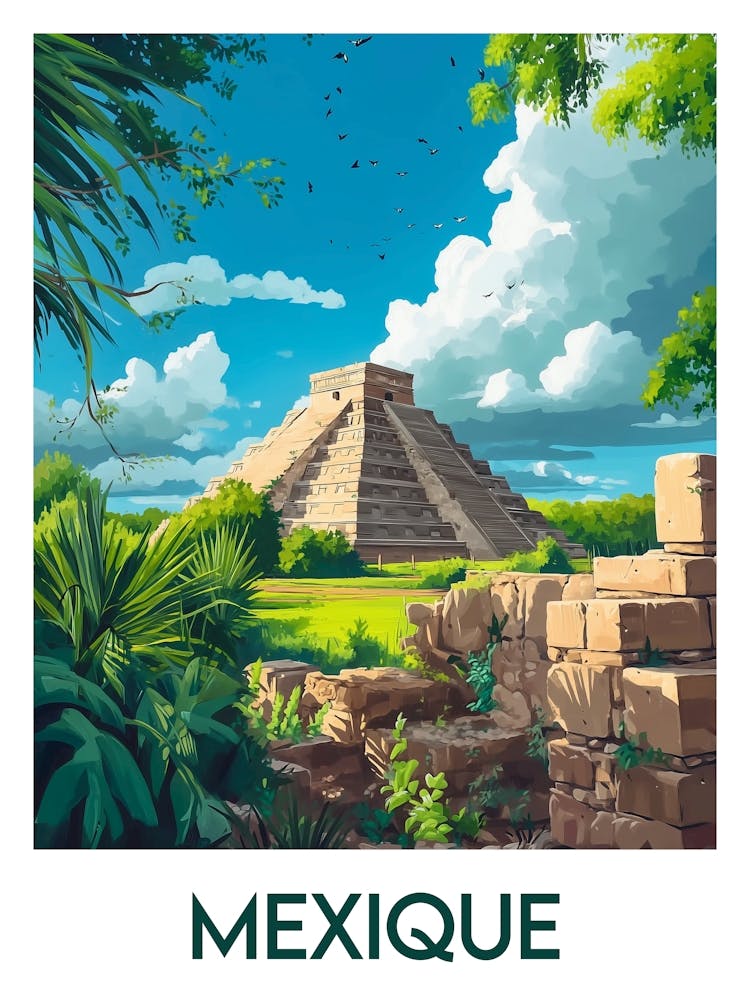 Affiche de voyage Mexique
