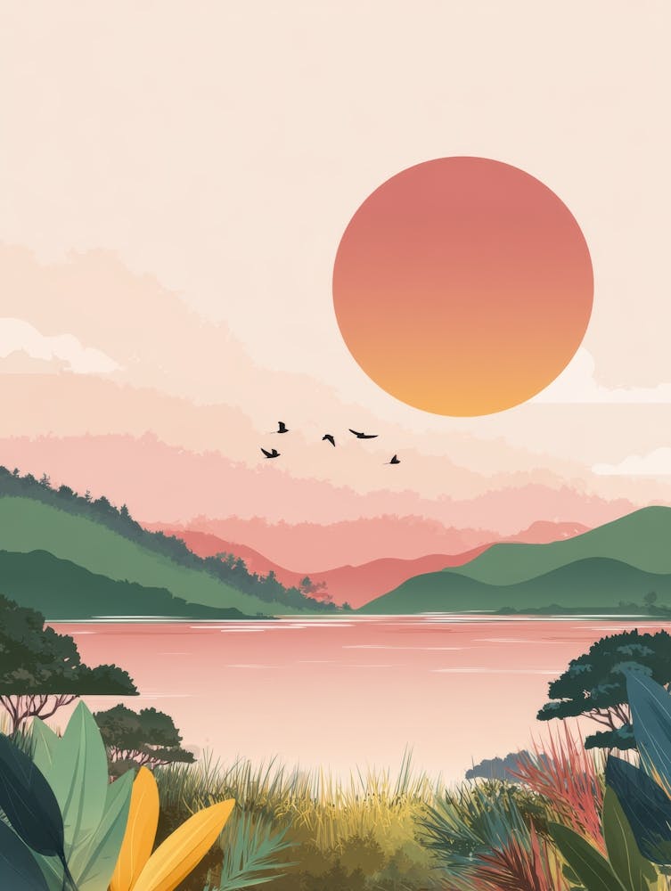 Sunset In The Mountains 37