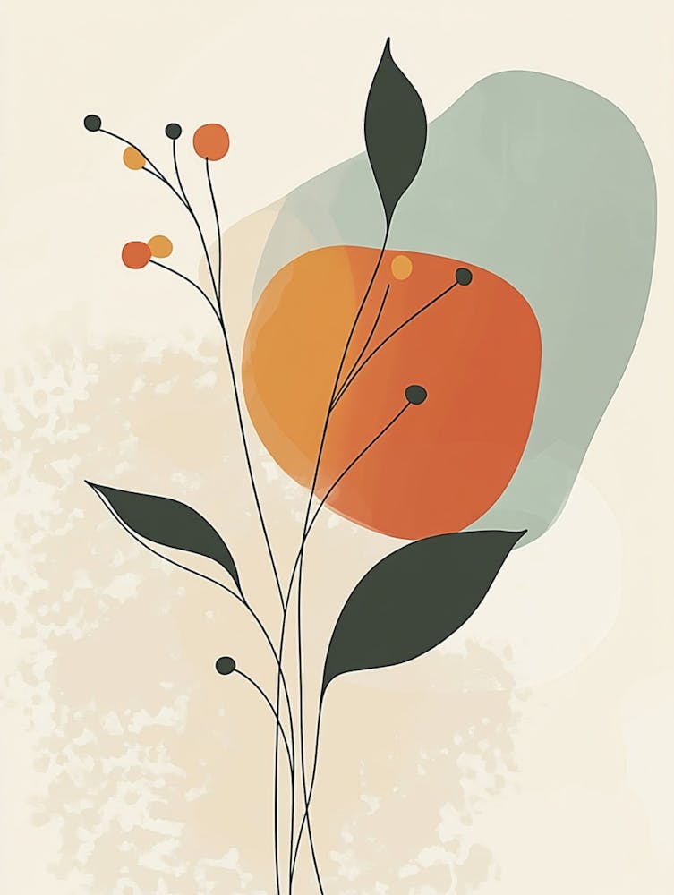 Abstrakte Blume 78
