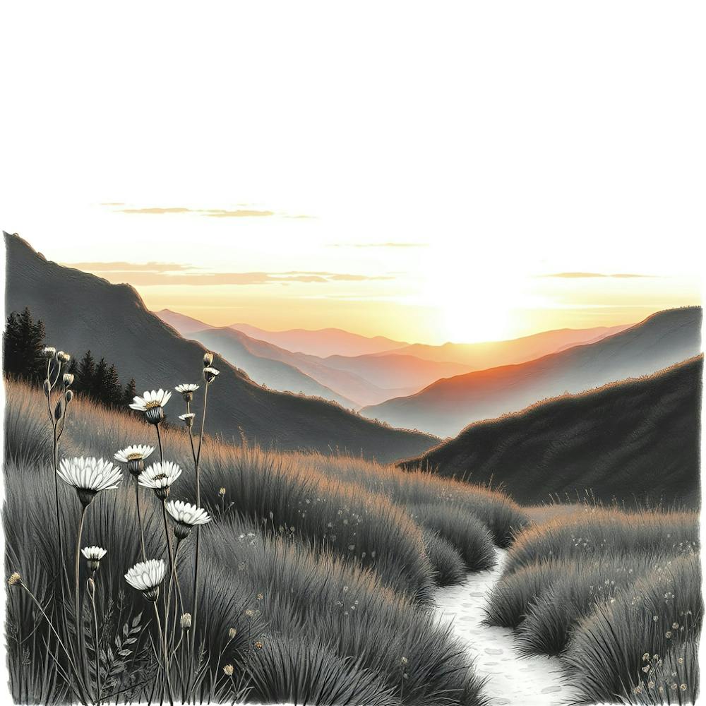 Sunset In The Mountains 49