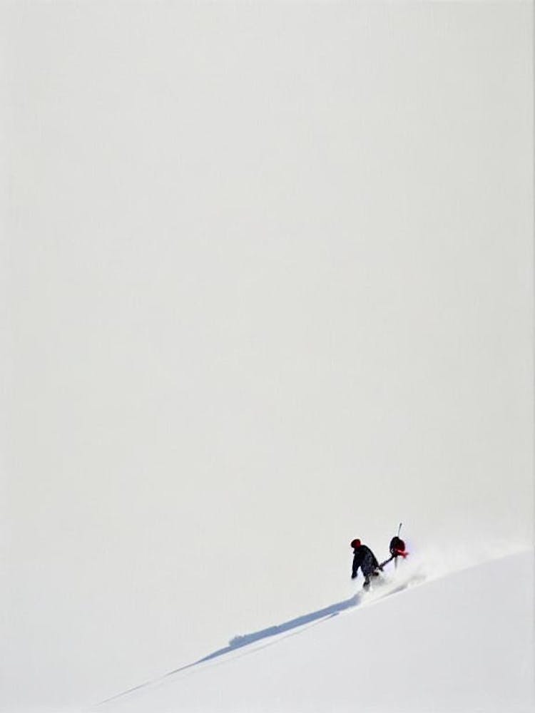 Aspen, Usa Minimal Skiing Poster