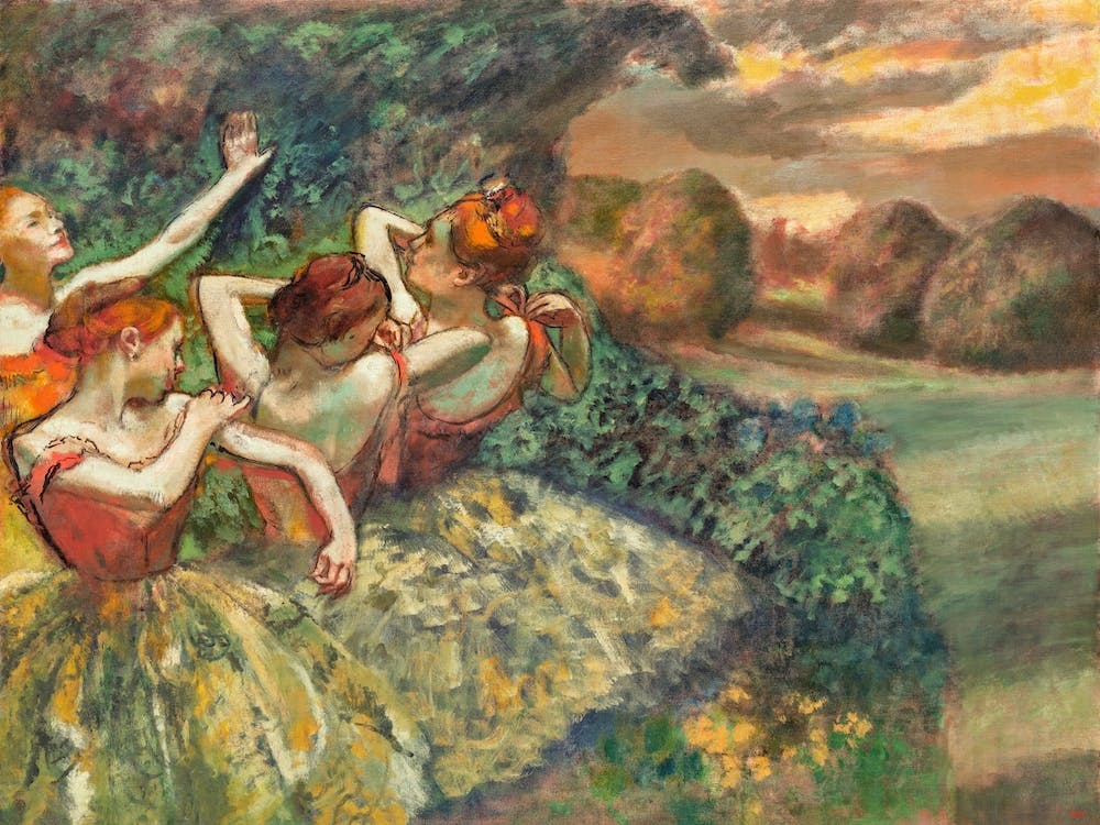 Four Dancers, Edgar Degas