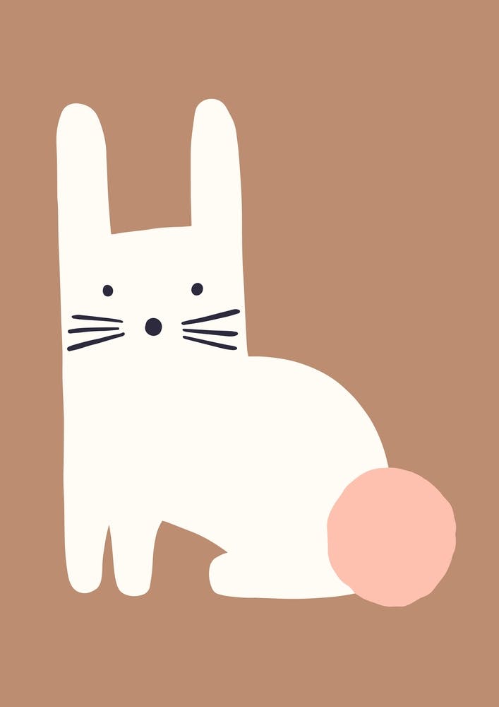 Scandi Rabbit Brown