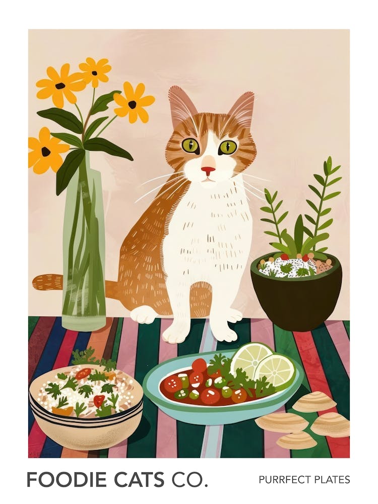 Foodie Cats Co Cat And Mexican Food 2