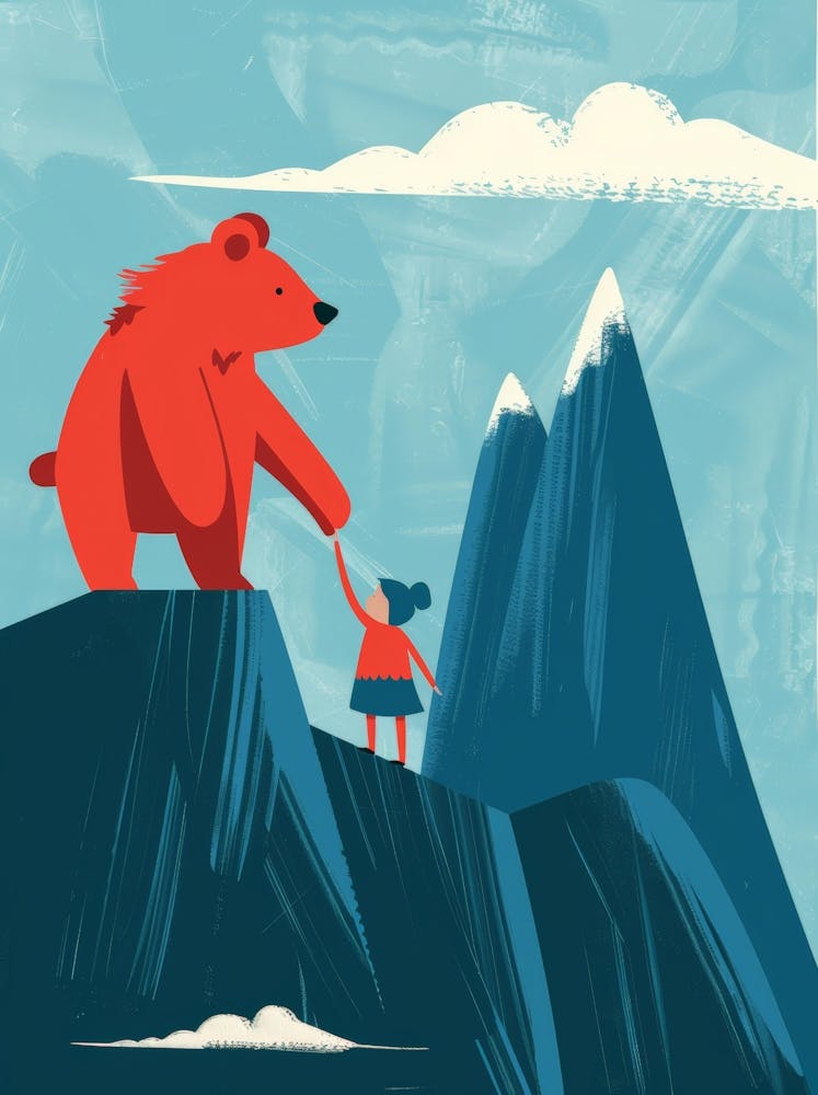 Bear And Girl 8
