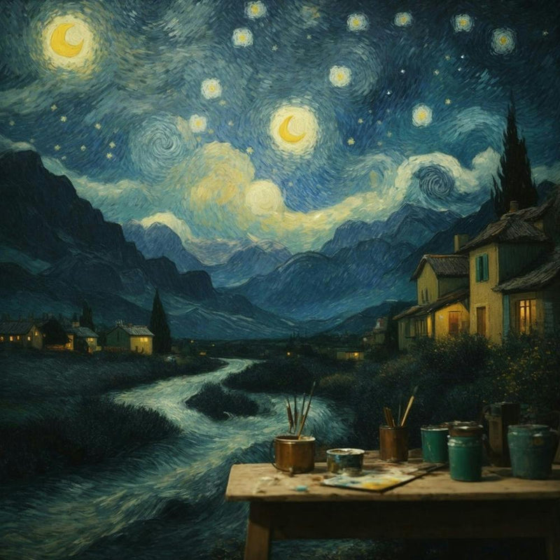 Starry Night painting