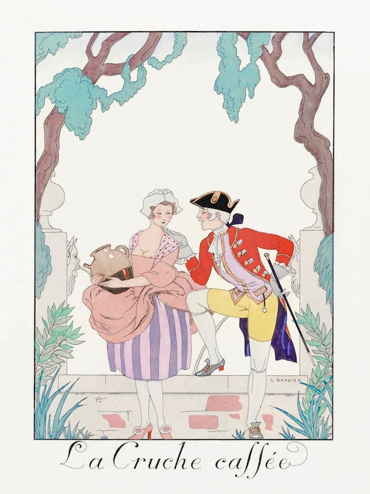 La Cruche Caffée (1925), 1 George Barbier