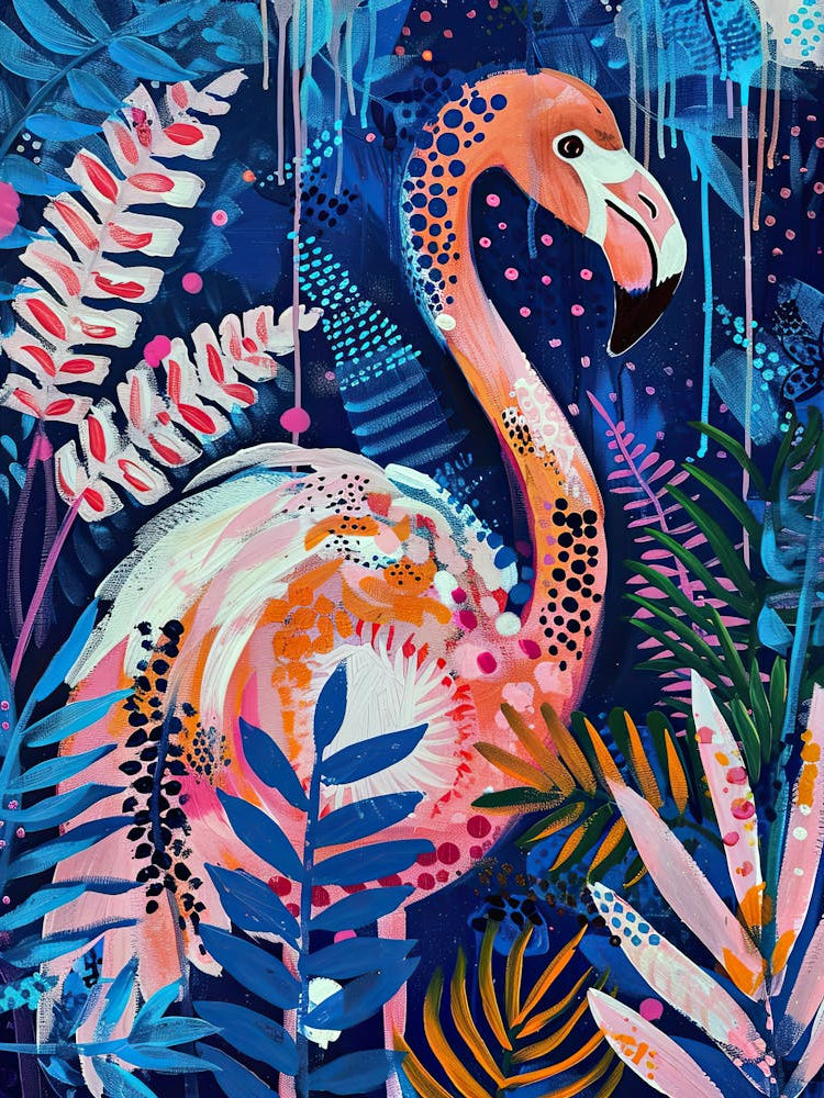 Vivid Jungle Matisse Style