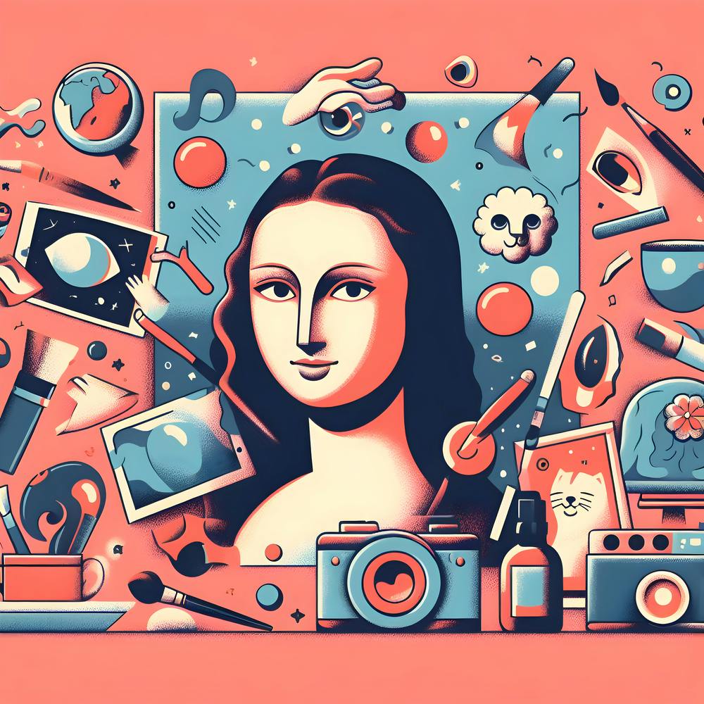 Pop art woman