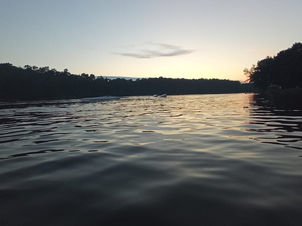 Sonnenuntergang am See