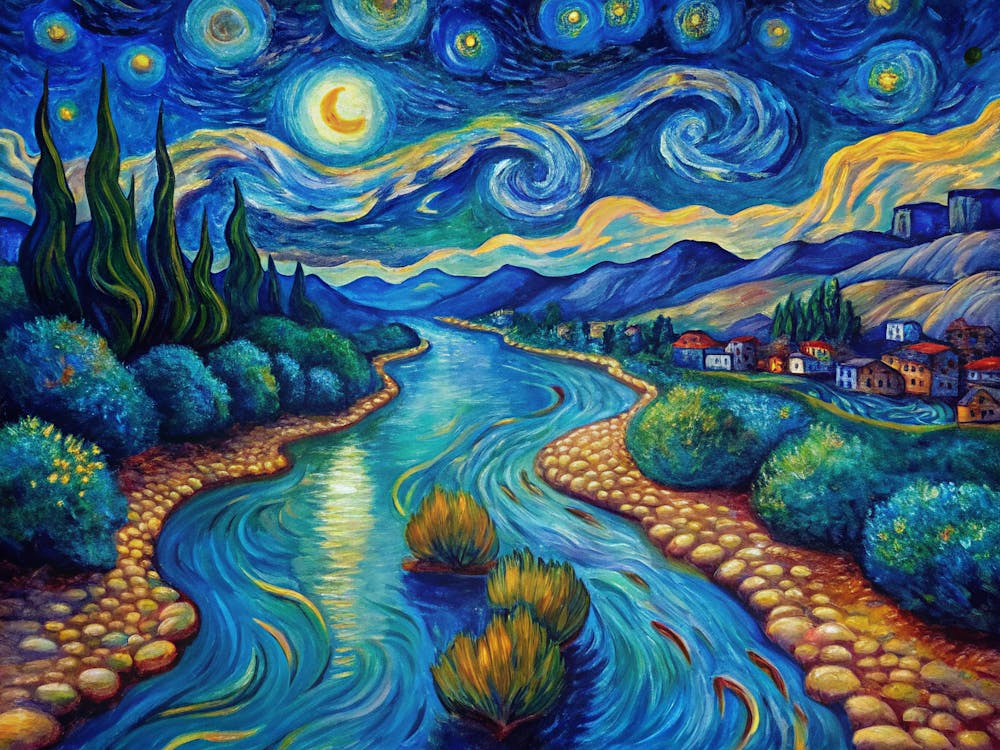 Starry Night River