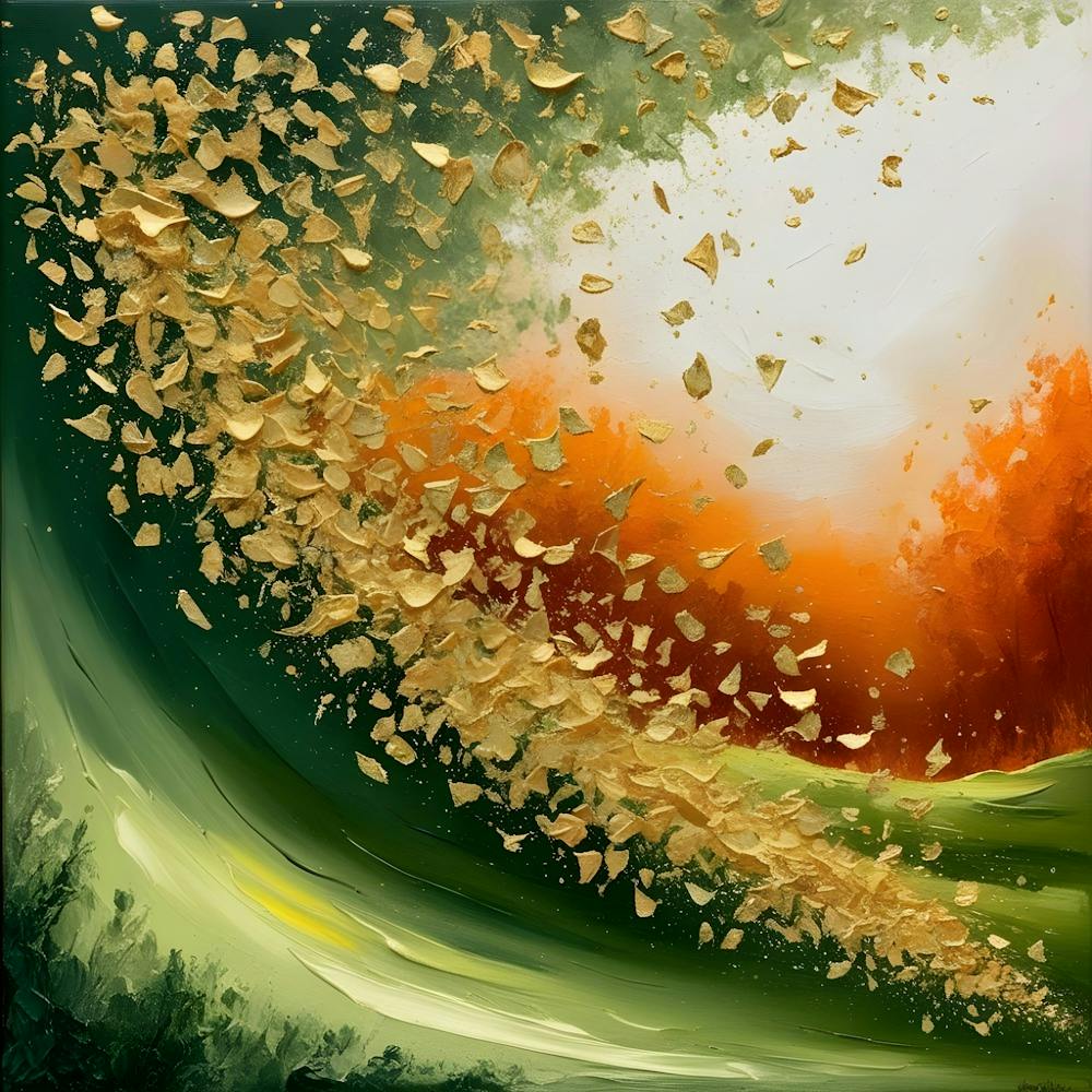 Abstract Of Autumn Leaves