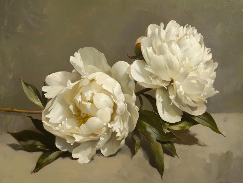 White Peonies