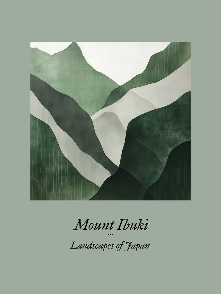Landscapes Of Japan Mount Ibuki