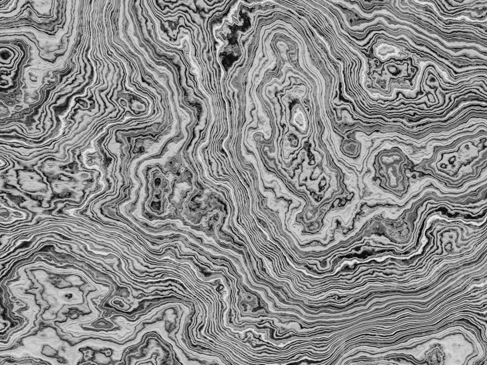 Black And White Marble Texture