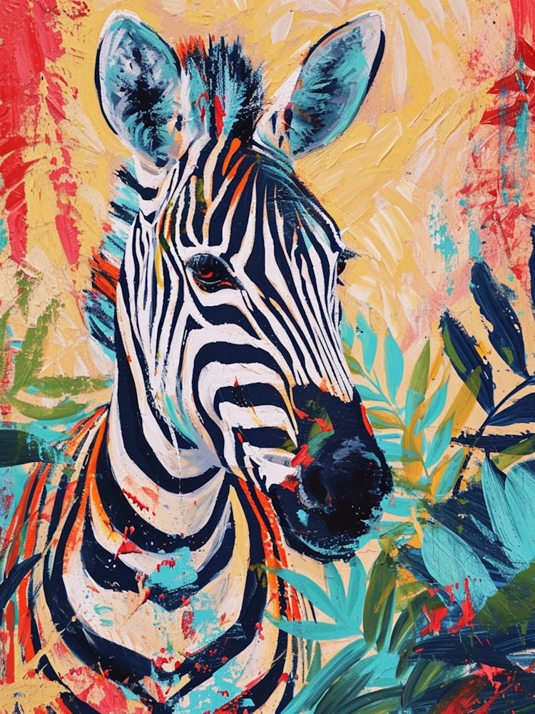 Zebra Brushstrokes 2