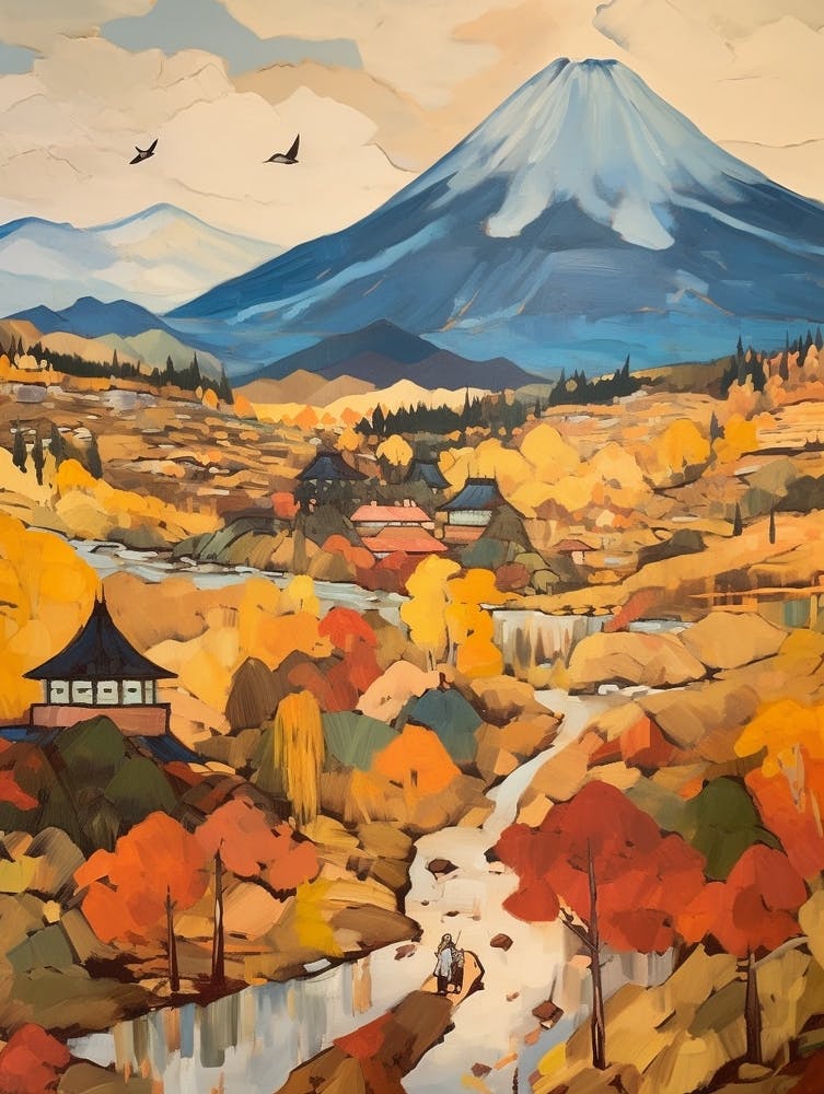 Mount Fuji Japan 2 Mountain Painting