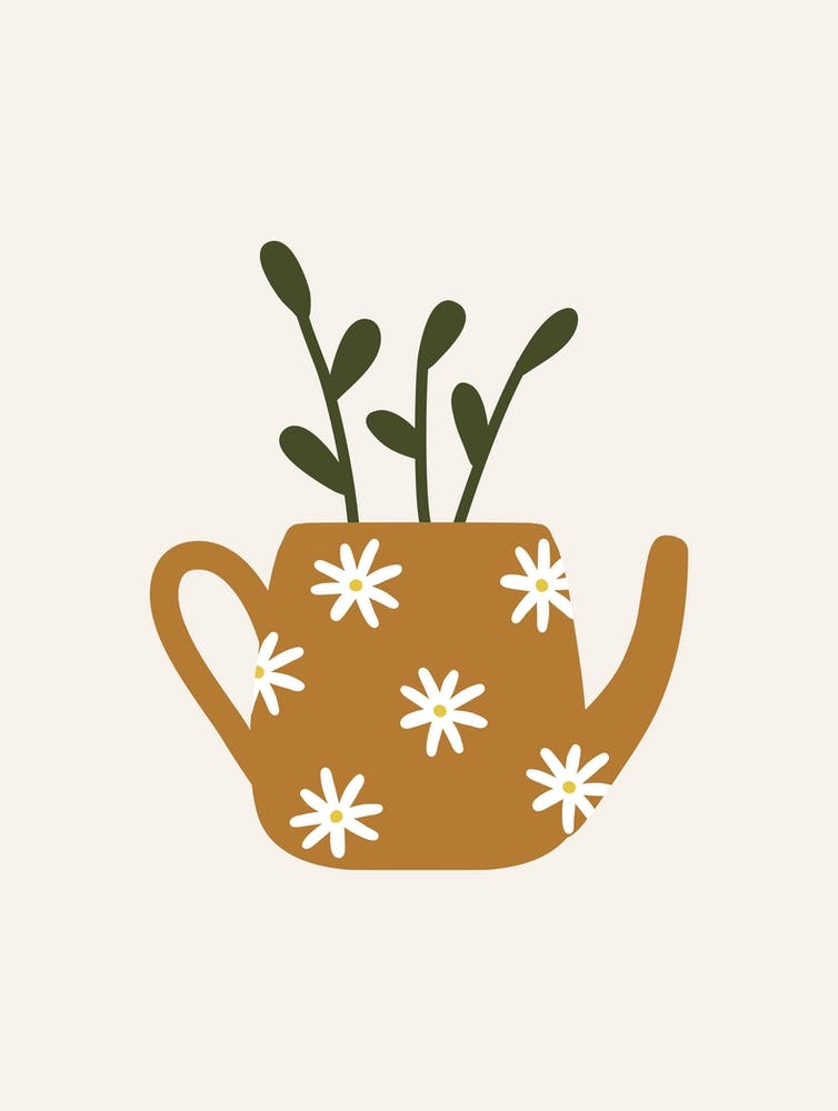 Daisy Teapot Vase
