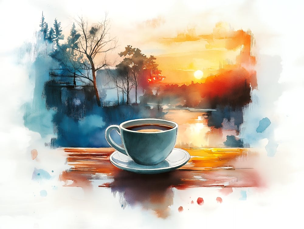 Coffee Cup On The Table