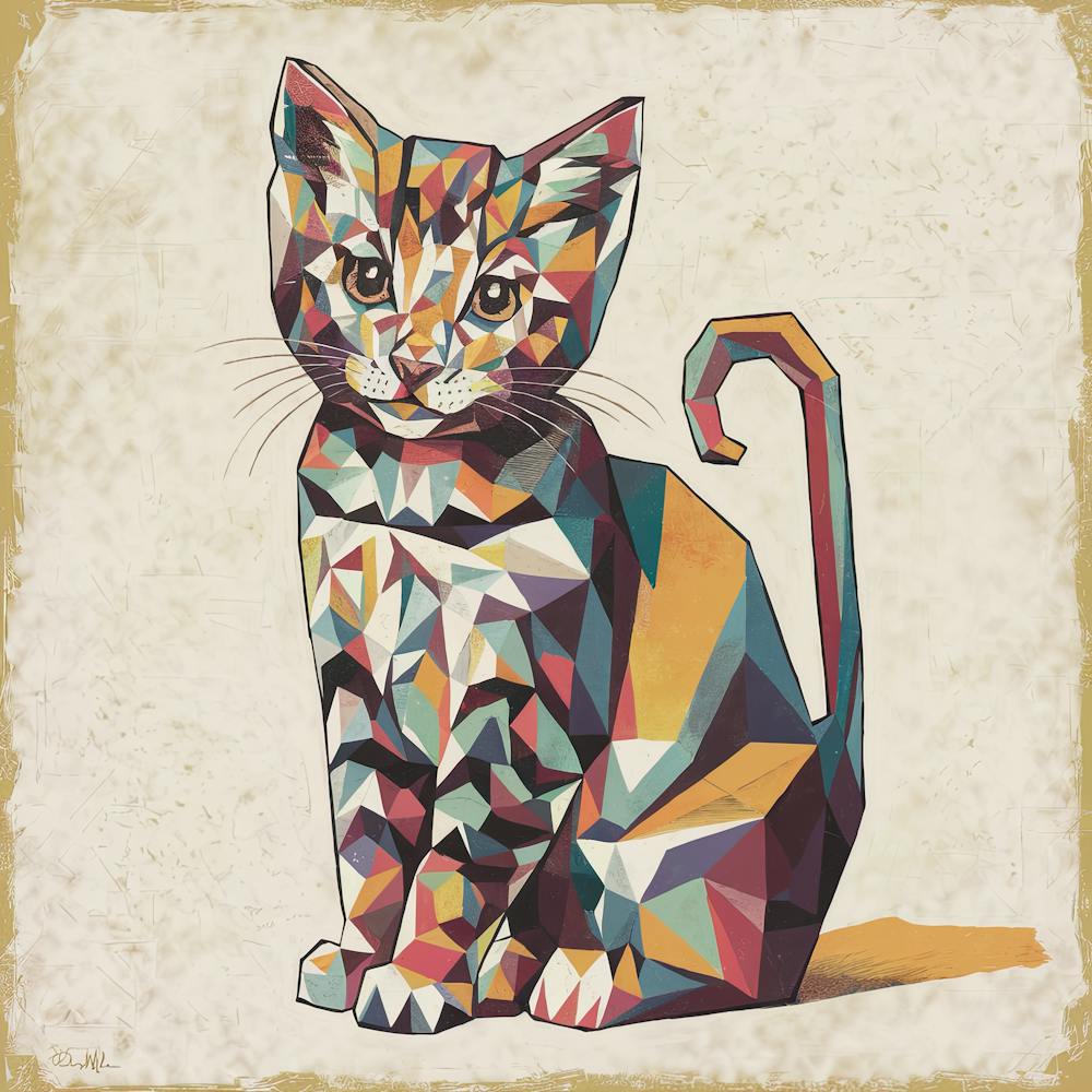 Geometric Cat 3