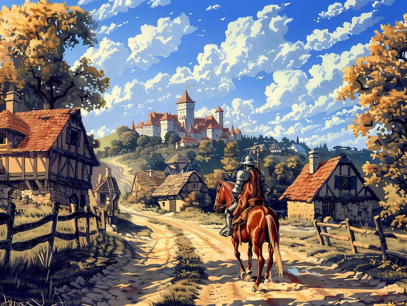 Knight On Horseback