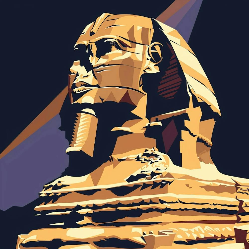 A Sphinx In Giza Vector Design Illustration 1719991720 4