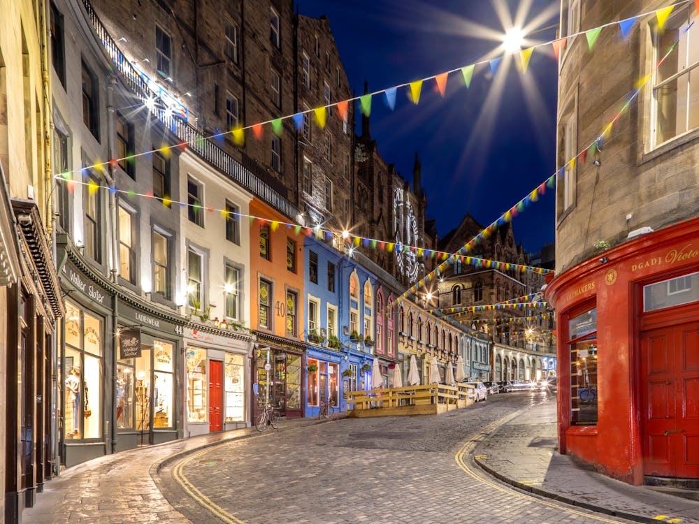 Charming West Bow In Edinburgh