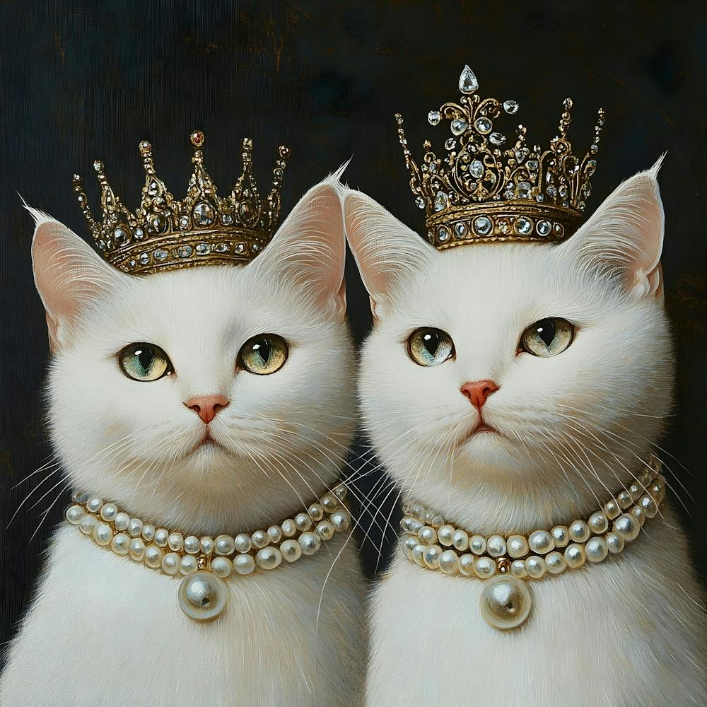 Royal White Cats 5