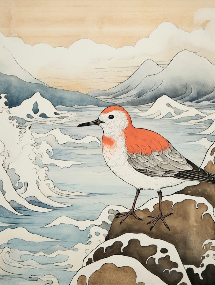 Bird Illustration Dunlin 2