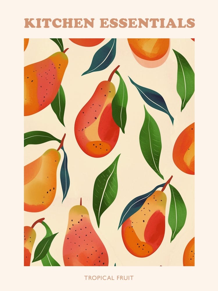 Tropical Fruit Poster 3