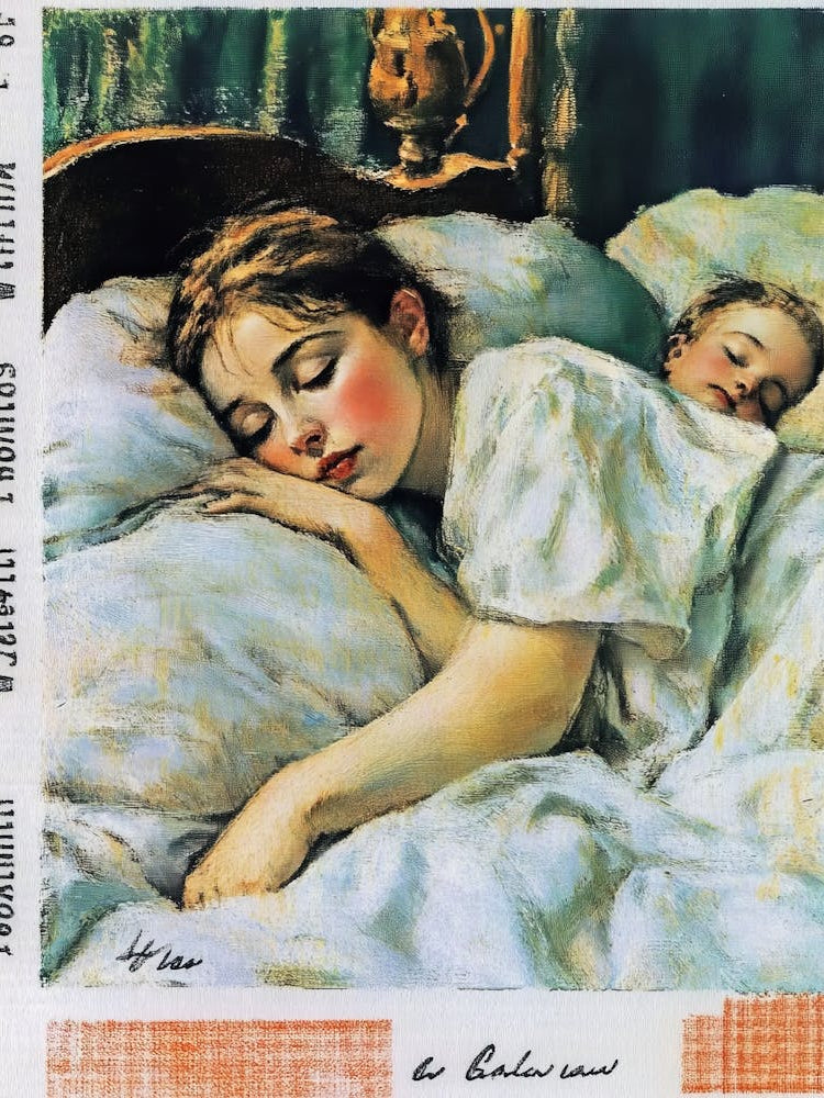 Breakfast In Bed By Mary Cassatt On Postage Stamp