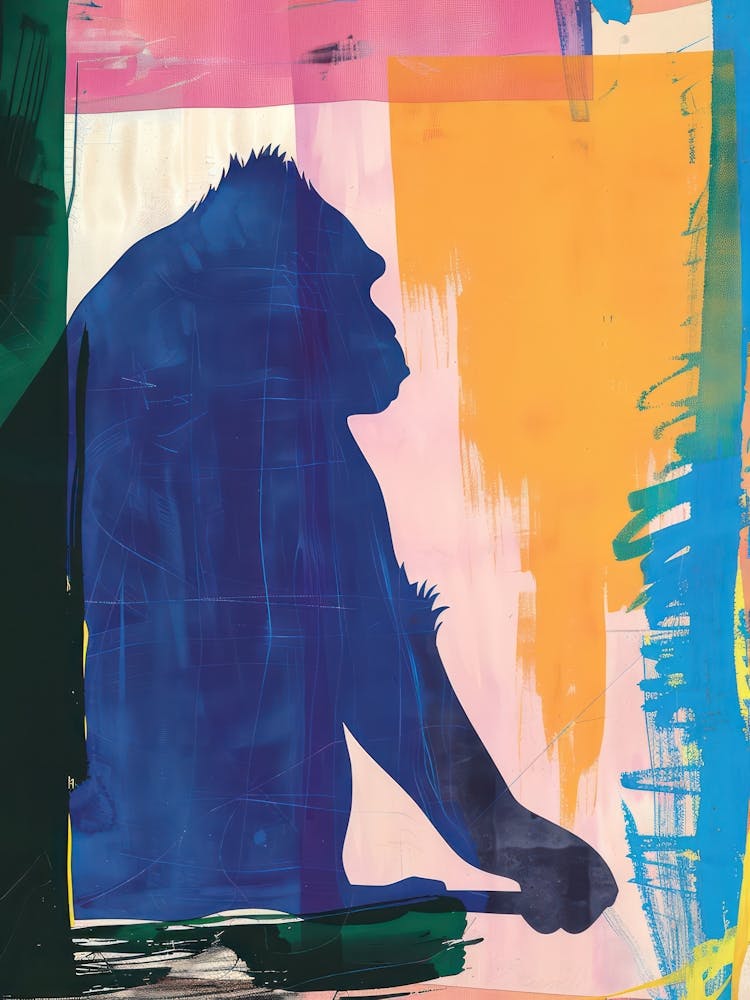 Gorilla 2 Cut Out Collage