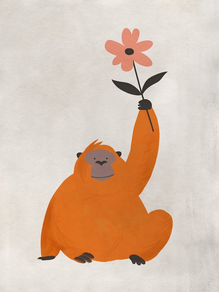 Boho Nursery 5 Monkey 1