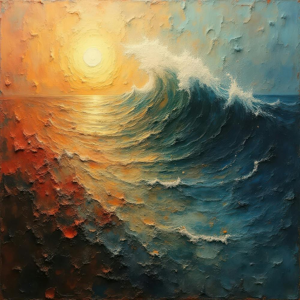 Sunset Over The Ocean 22