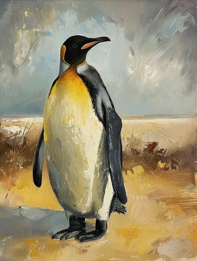 King Penguin Salisbury Plain Colour Block Painting 2