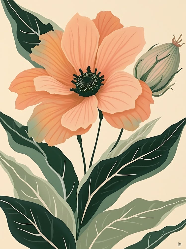 Soft Bloom Arrangement in Taupe Tones