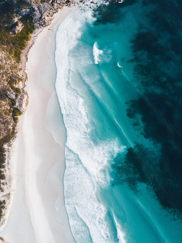 Aerial View Of A Beach 57
