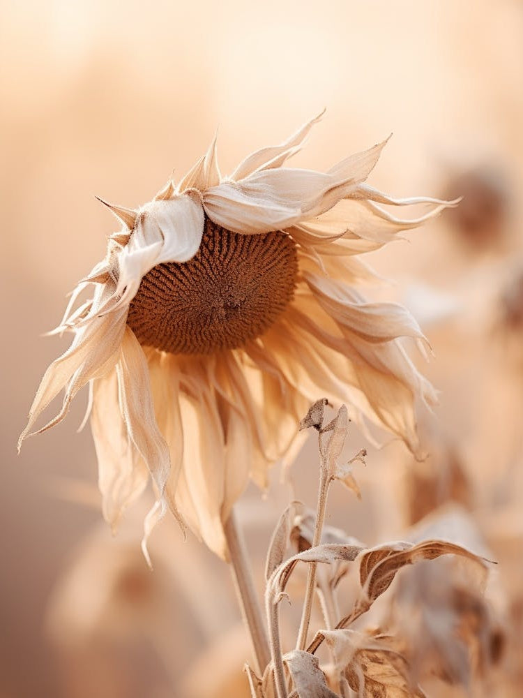 Boho Dried Flowers Sunflower 1