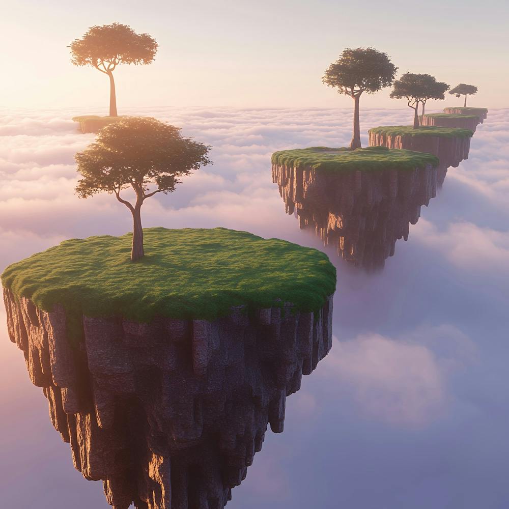Floating Islands In The Sky