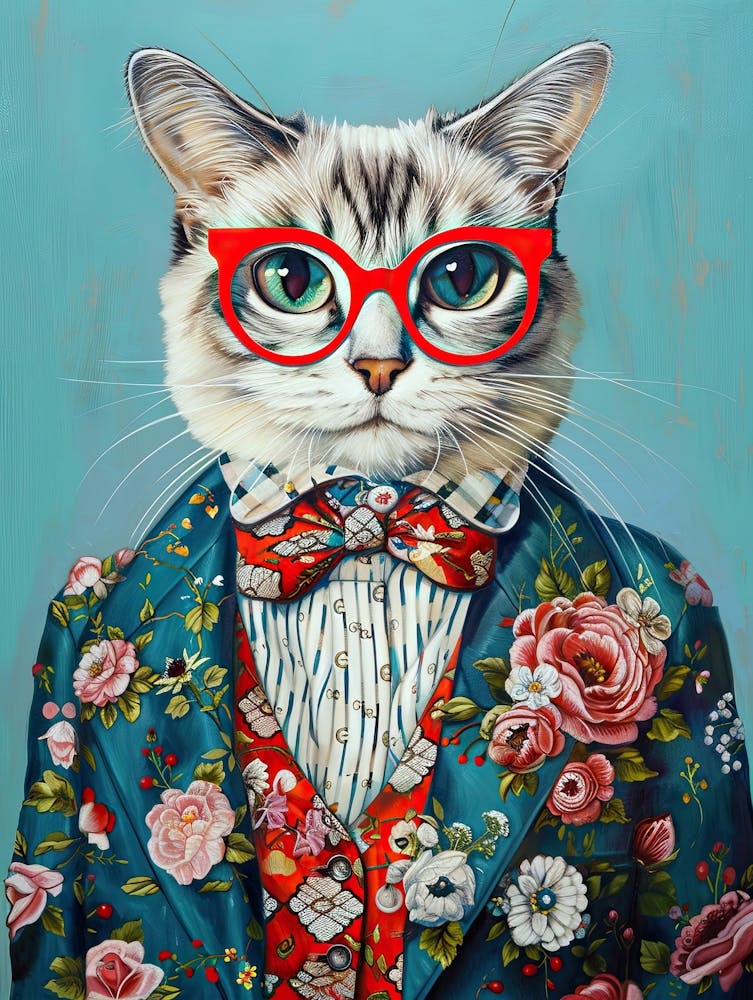 Cat In A Suit