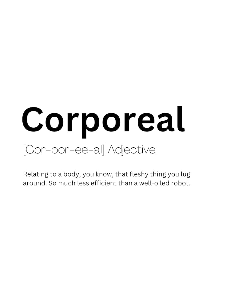 Corporeal Definition Meaning