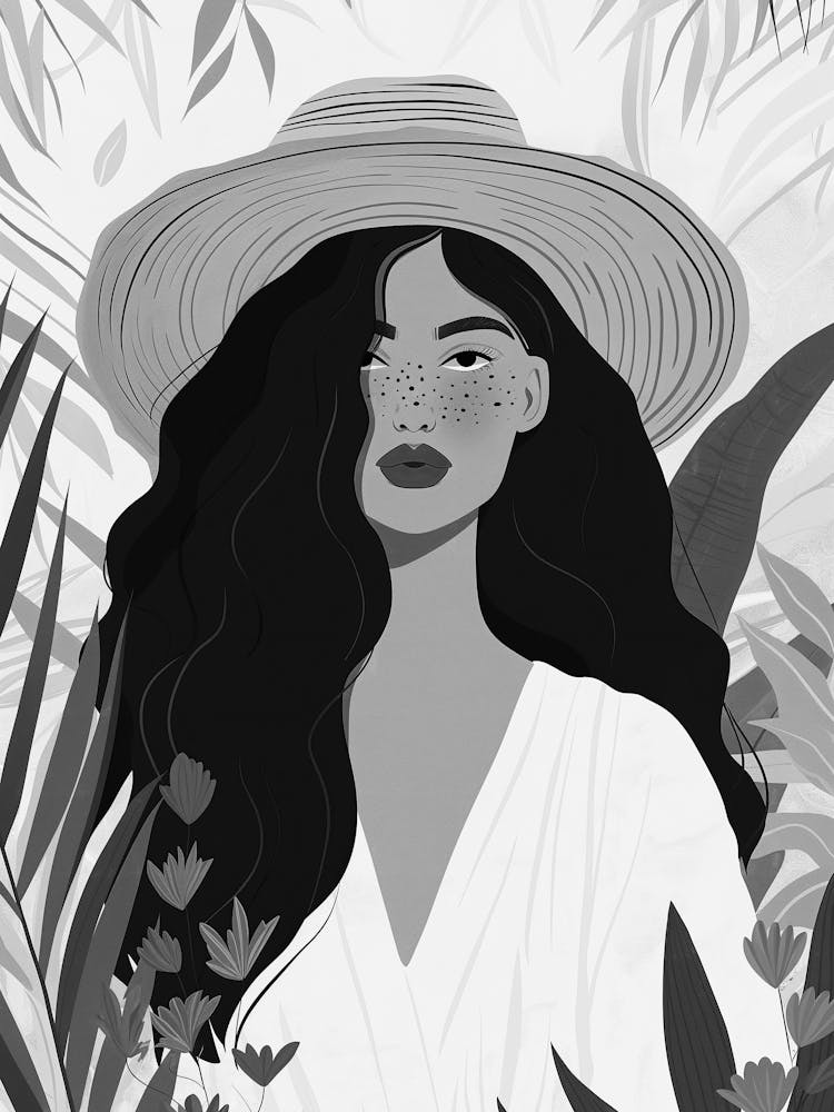 Illustration, Schwarz-Weiß