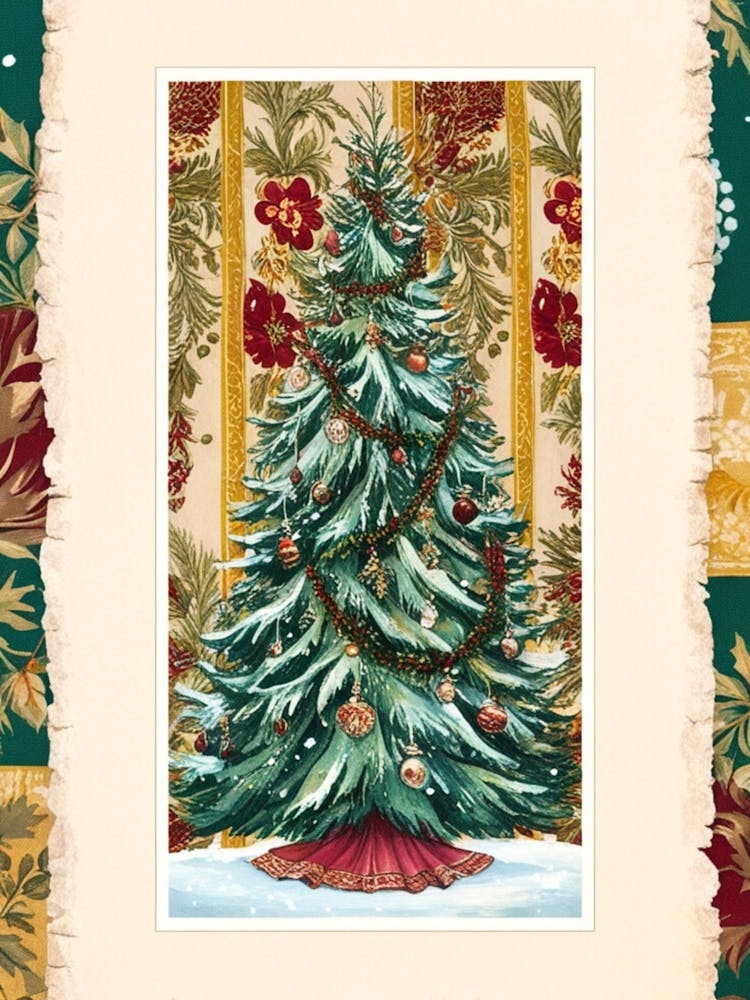 William Morris Christmas Tree 52