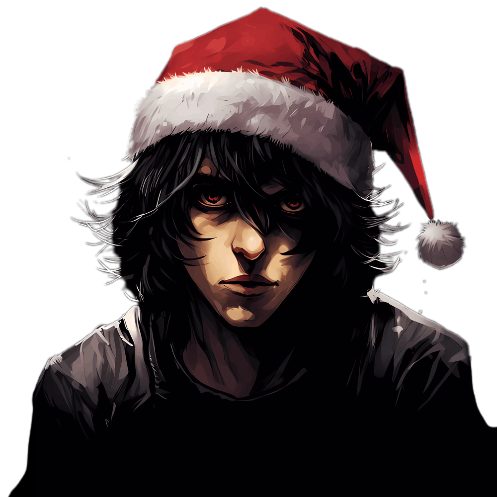 Weihnachts-Gothic Junge