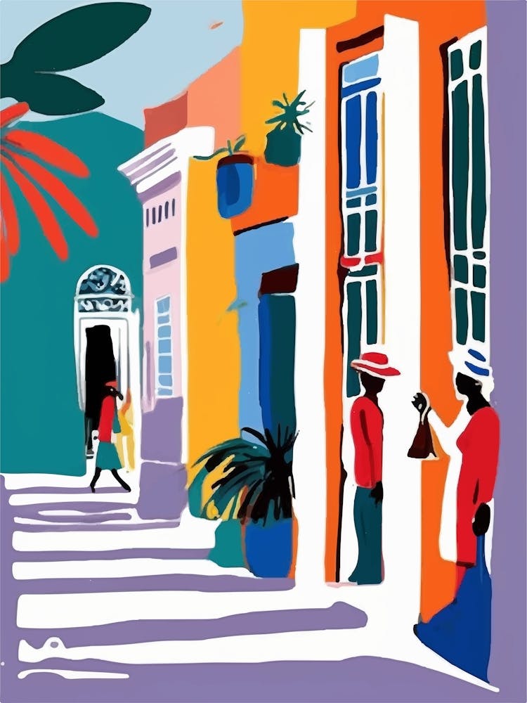 Street Scene In La Habana, Cuba