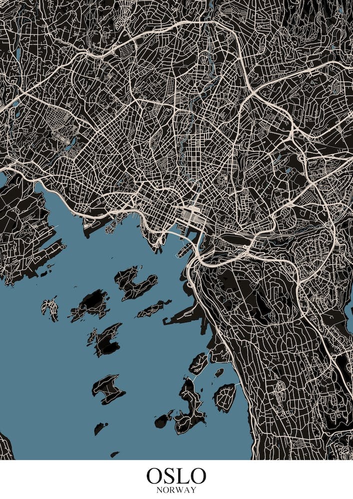 Oslo Black Blue