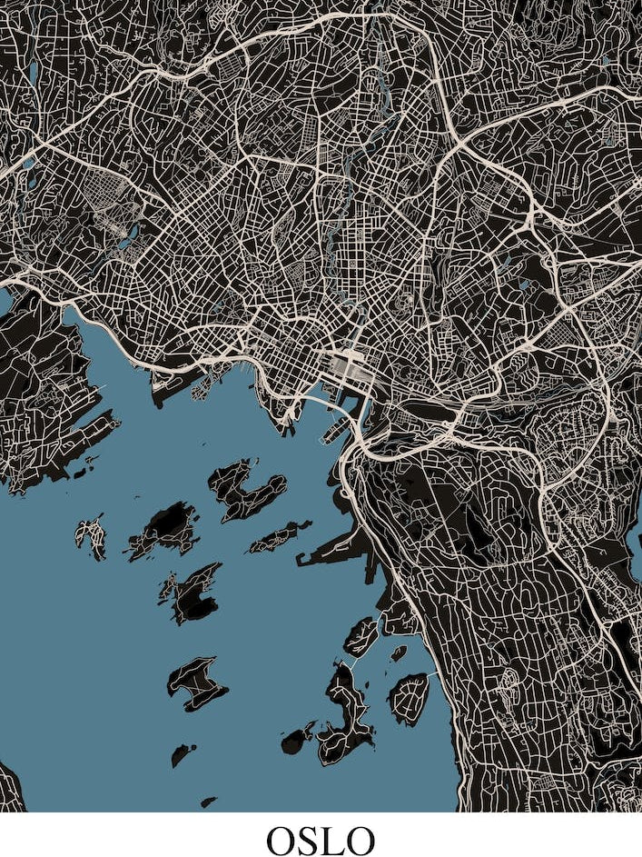 Oslo Black Blue