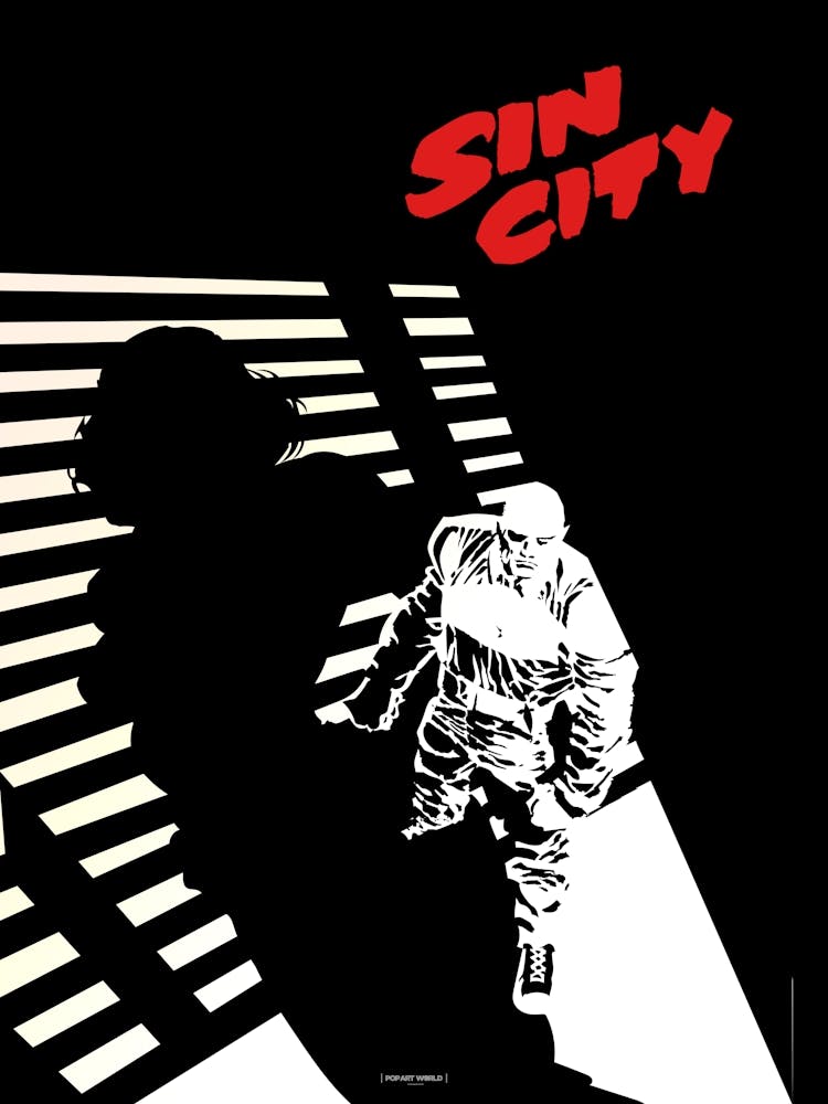 Shadows Sin City | Comic Art Digital | Pop Art World 2025